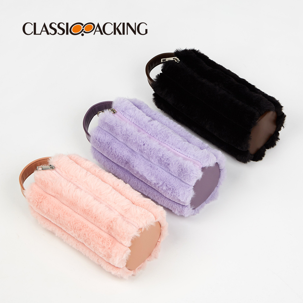 Japonés simple ins bolsa de almacenamiento de gran capacidad de alto aspecto suministros de belleza bolsa de almacenamiento multifuncional bolsa de cosméticos de felpa