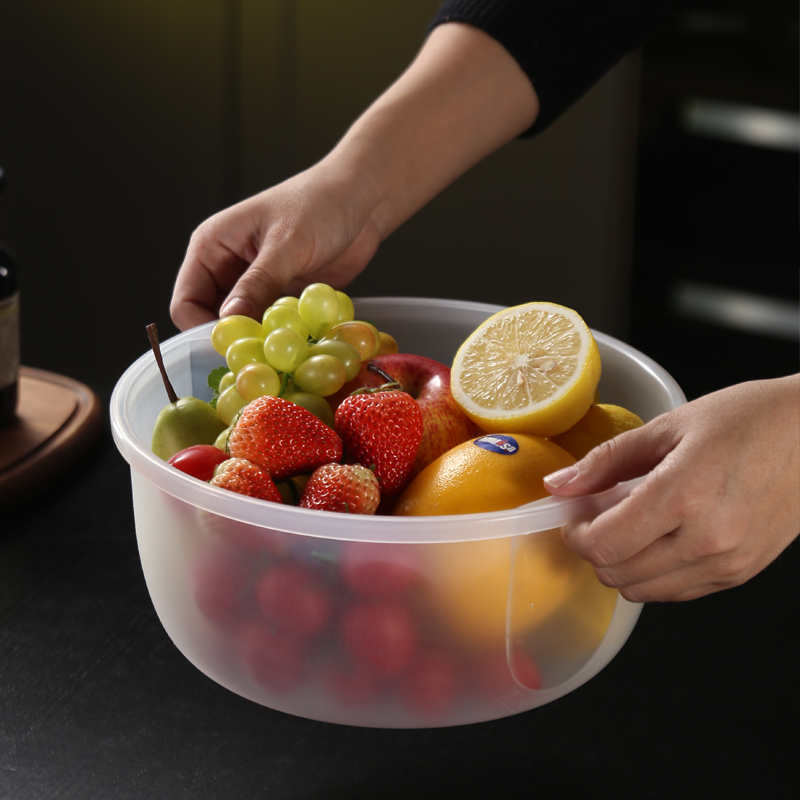 caja de almacenamiento de congelación circular de plástico especial para microondas grueso refrigerador caja de calor de microondas