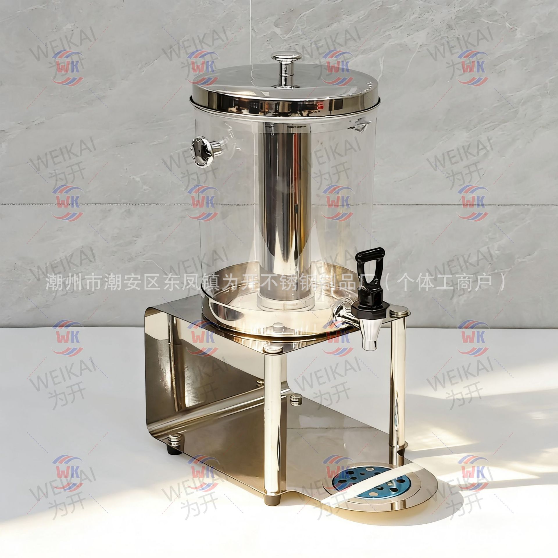 8l máquina de bebidas frías de acero inoxidable cubo de bebidas hoteleras trípode de jugo comercial juicedspenser equipo de bebidas frías comerciales image 9