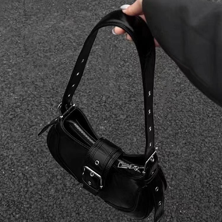 Bolso bandolera con forma de media luna 2025, bolso de diseño de nicho, bolso de otoño para mujer, nuevo bolso de axila, moda para ir al trabajo