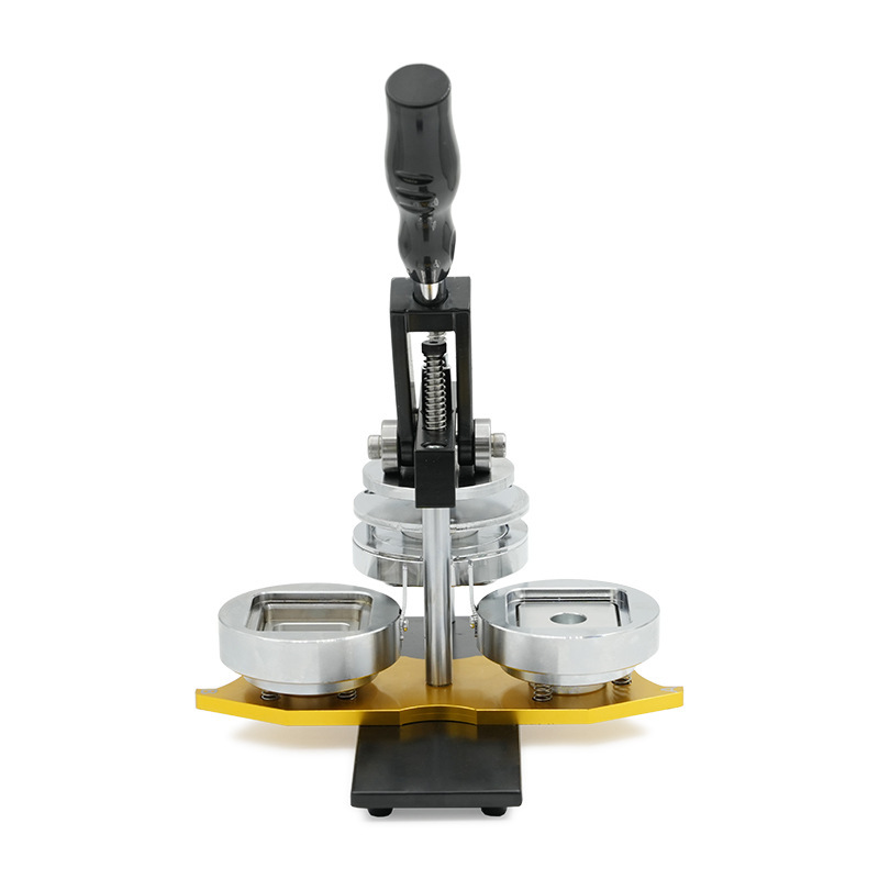 Máquina de insignia de metal de alta calidad Máquina de insignia cuadrada Equipo de barras 50mm cuadrado pentagrama