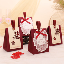 喜糖袋子结婚专用2026新款喜糖盒子中式婚礼高级感伴手礼盒包装盒
