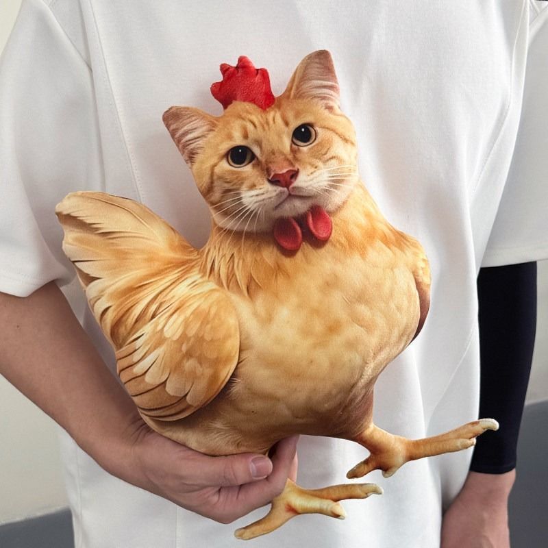 Creative and funny poop-themed dog plush toy, cross-border realistic chicken, duck, and Australian lobster plush doll
