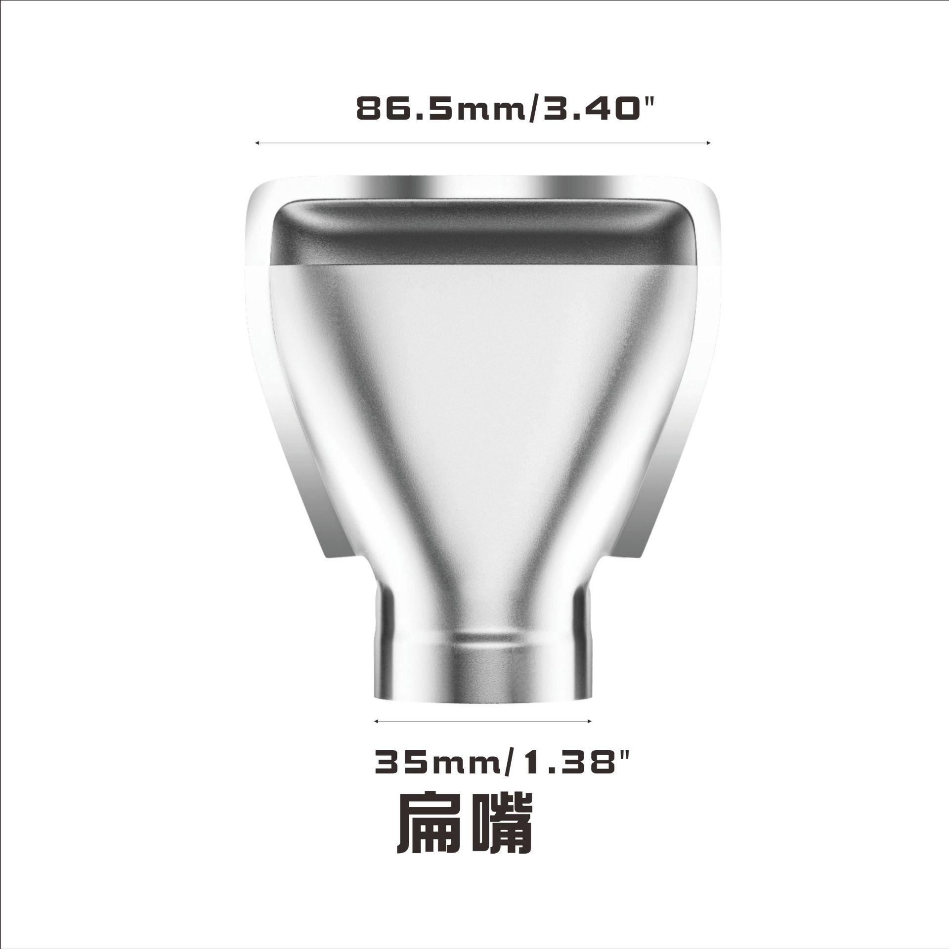 Fabricantes Preparar pistola de aire caliente boquilla de aire universal boquilla curva boquilla plana boquilla redonda boquilla plana boquilla larga boquilla plana de cinco secciones triángulo rascador