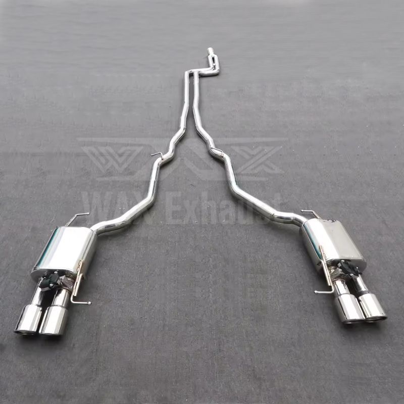 Suitable for Bmw 5 Series F18 F10 530 535 2010-2016 Stainless Steel Valve Mid-Section and Tail-Section Exhaust Pipes