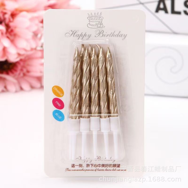 Tarjeta de succión pequeña vela colorida vela de cumpleaños tarta de decoración de curva fiestas horneado curva al por mayor