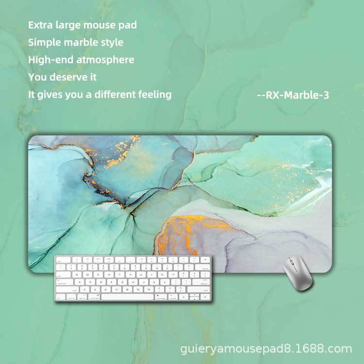 Alfombrilla de ratón con diseño de mármol estilo nórdico, antideslizante, ideal para oficina o escritorio