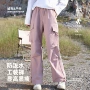 宽松新款春秋显瘦伞兵裤