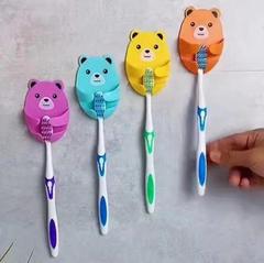 Cute cartoon hole-free plug hooks, cartoon bear power outlet hooks, strong self-adhesive storage hooks
