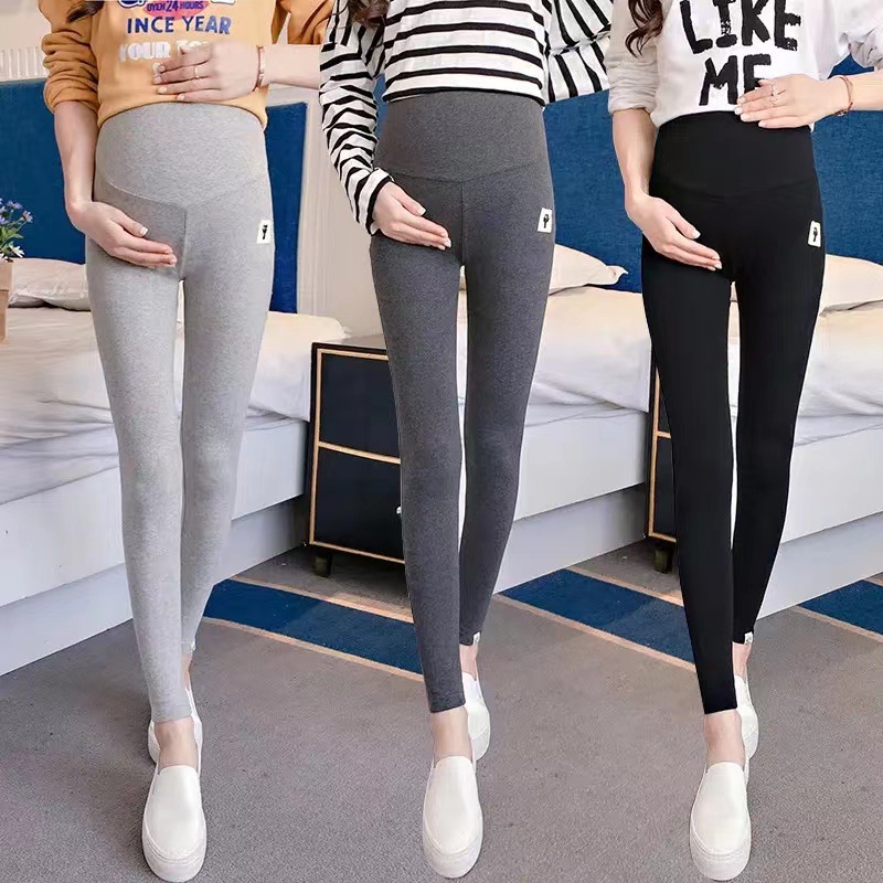 Manufacturers exclusively for pregnant women's clothing spring and autumn pregnant women's pants pregnant women's nine-point belly-supporting leggings 100.00kg plus-size pants
