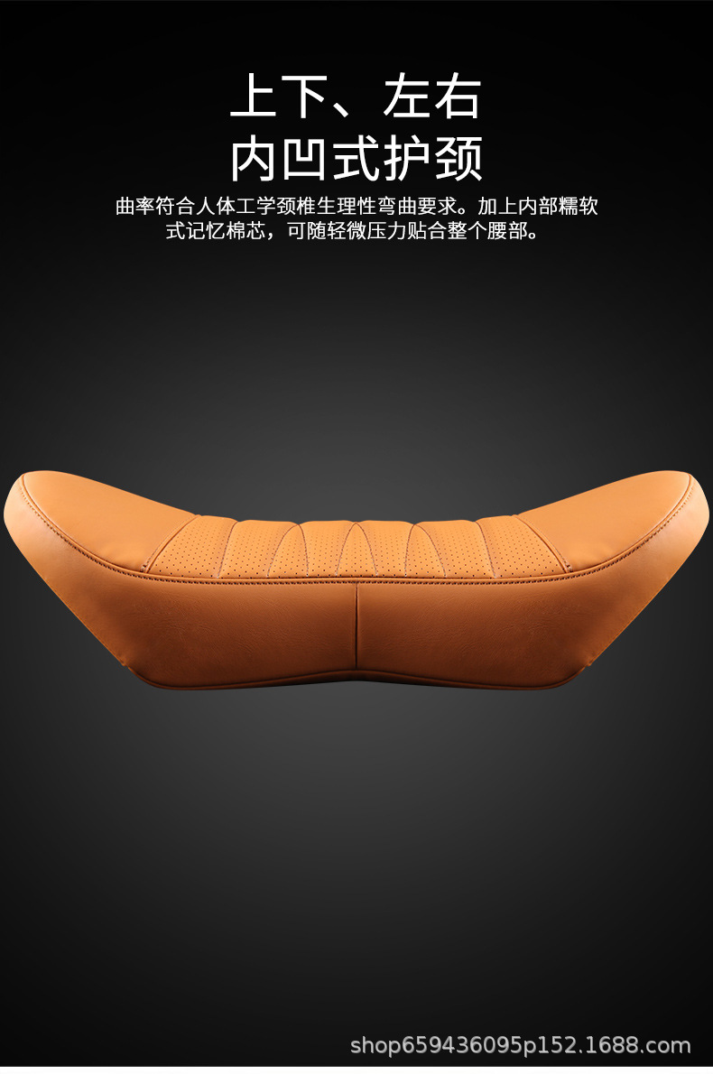 Car Lumbar Support Cushion for Driving, Car Seat Backrest Lumbar Pillow, Driving Lumbar Cushion, Long-Sitting Backrest Cushion