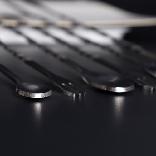 Stainless steel bar spoon long handle stirring spoon cocktail mixing stick milk tea commercial coffee long bar spoon bar spoon stirring stick