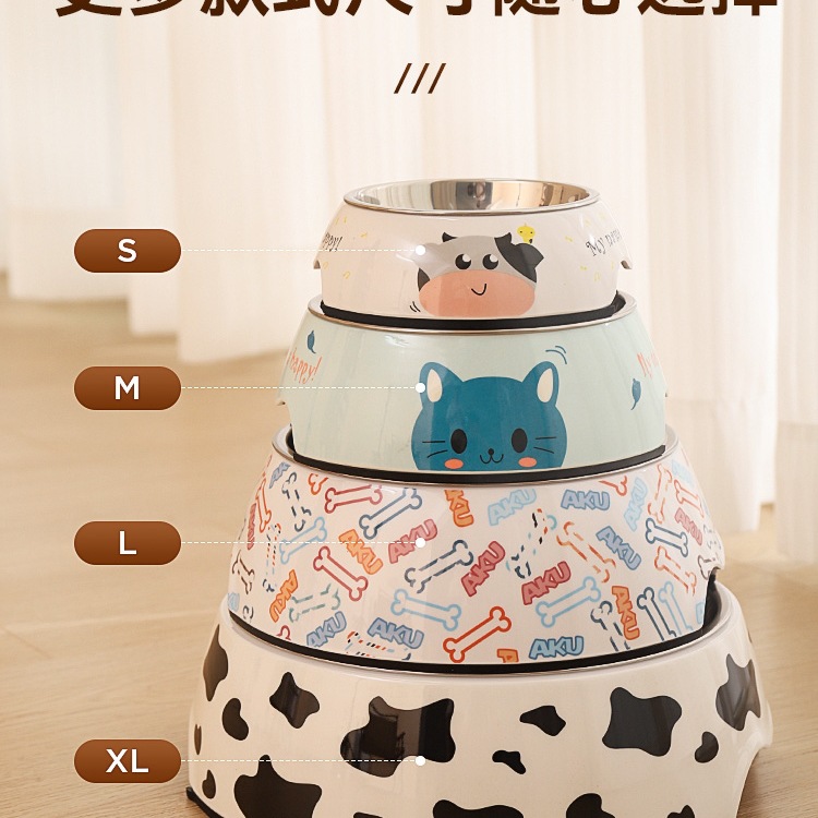tazón de comida para perros de acero inoxidable tazón de comida para perros agua potable comida para gatos para mascotas tazón de arroz para evitar derrumbar tazón para perros tazón para gatos