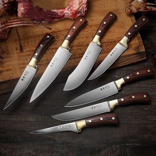 Copper handle stainless steel butcher knife boning knife meat cutting knife peeling knife chef knife sharp knife bone knife sheep slaughter knife