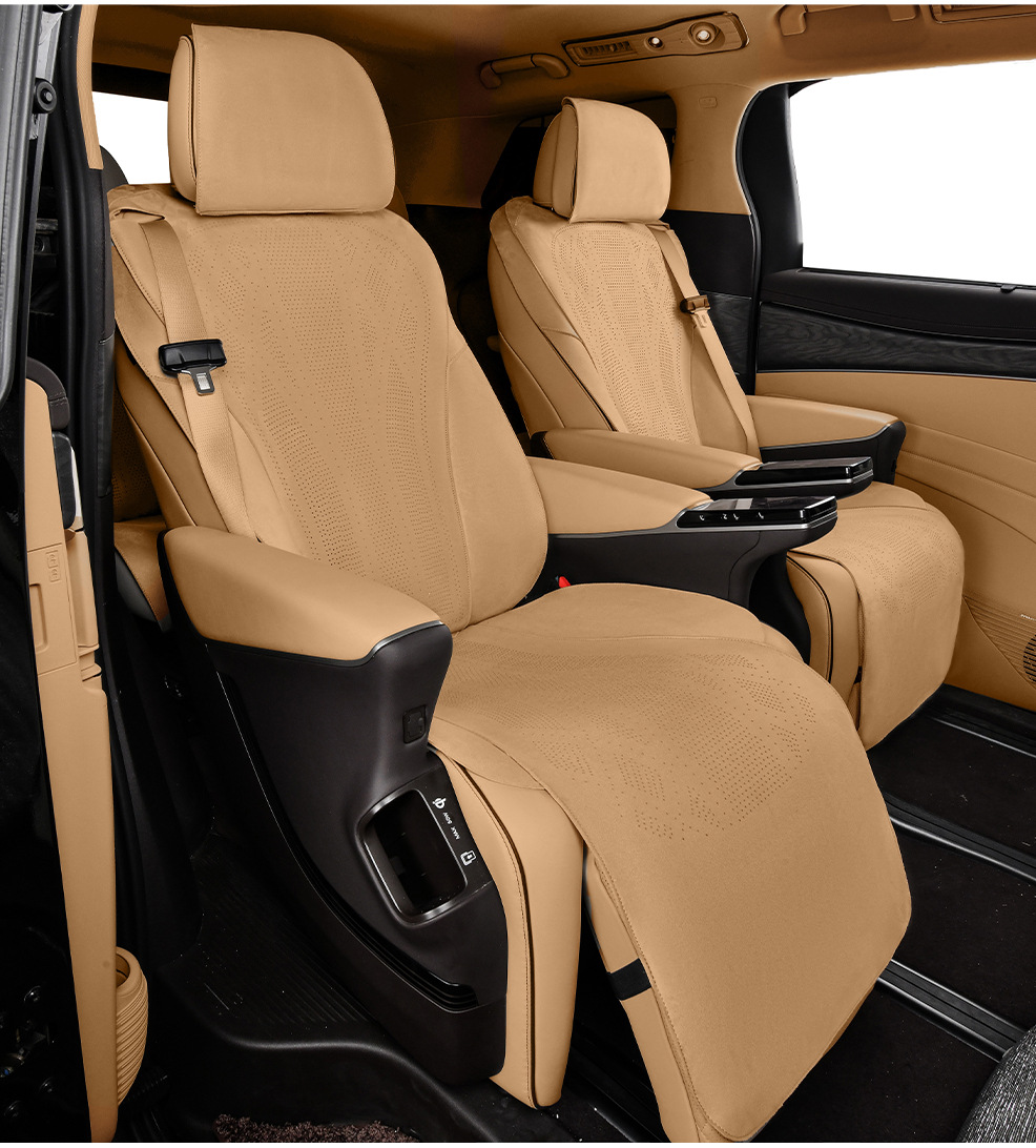 22-25 Denza D9 Seat Cushion Suede Special Car Seat Cover All-Inclusive Ultra-Thin Breathable Four-Season Seat Cushion