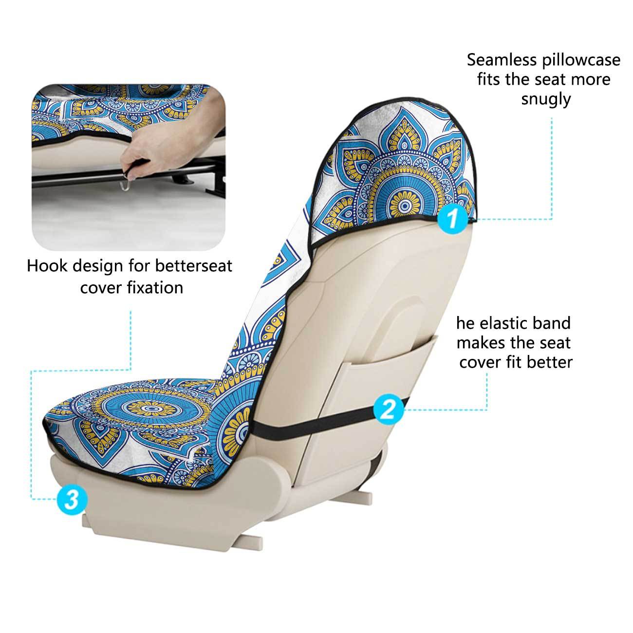 Car seat towel cover front seat protector suitable for gym and exercise, universal for all seasons, car use 31