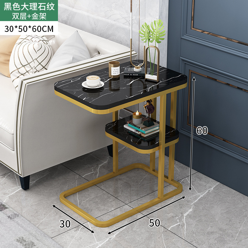 [업그레이드 더블] 50*30*60cm (블랙 + 골드 프레임)