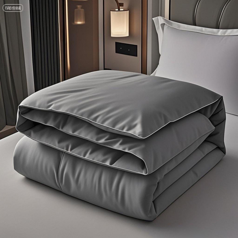 Five down Duvet White Goose down Spring and Autumn Quilt Winter Quilt Thickened Warm Cotton Quilt Core Single Dormitory Quilt Cross-Border Direct Delivery