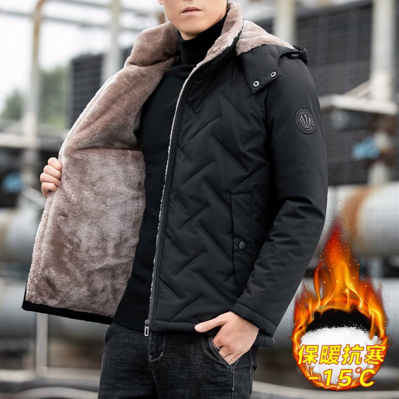 Хлопковая одежда для мужчин осень и зима новая корейская мода