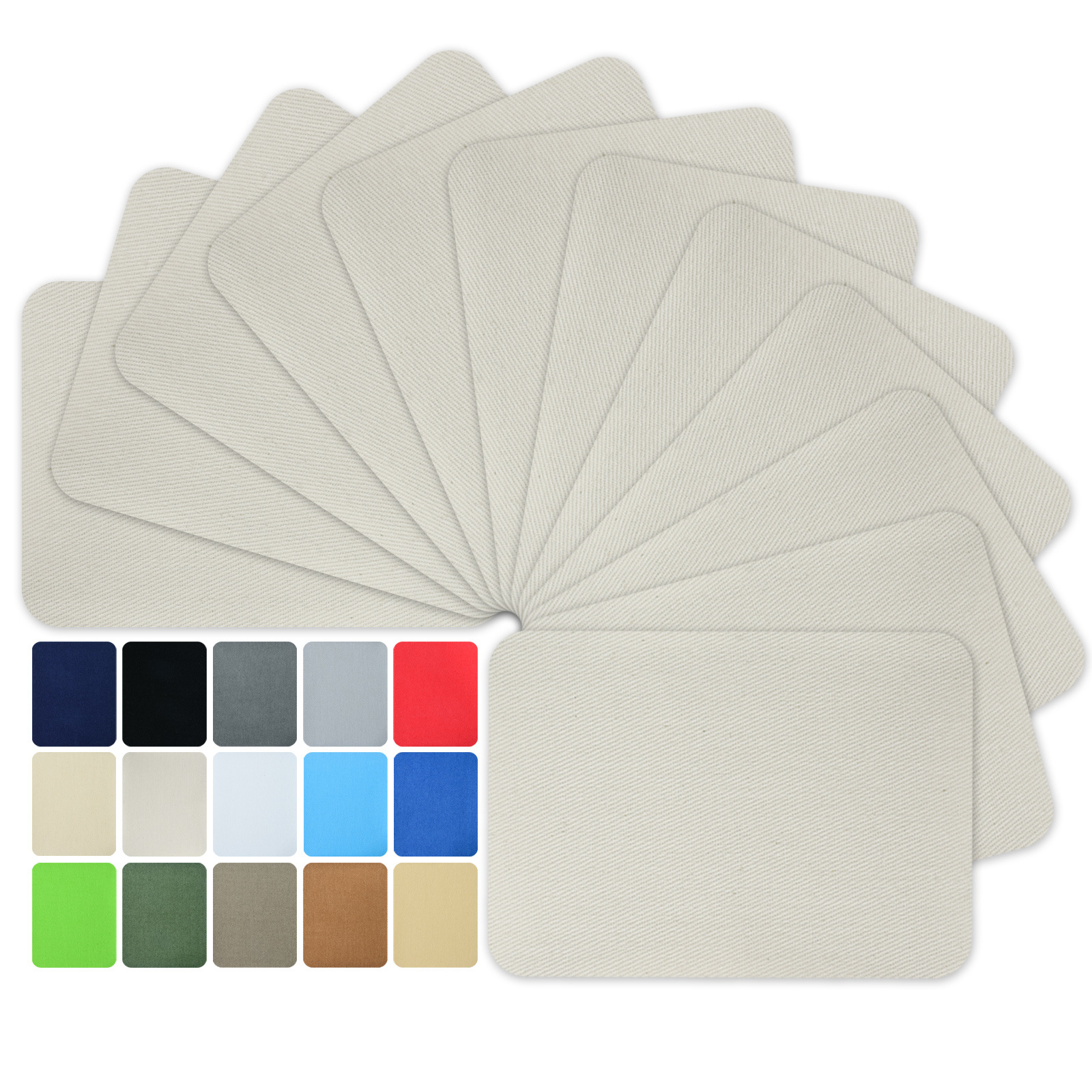 쌀 12 조각 화이트 * 스퀘어 * 7.5*10.5