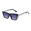 Metal sunglasses, glasses, 2023 collection, European style, cat's eye, wholesale