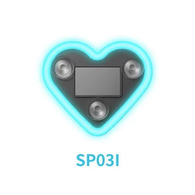 Other Automotive Exterior Supplies Decorative Light, Led Warning Light - 1-glacier-blue-love-lamp