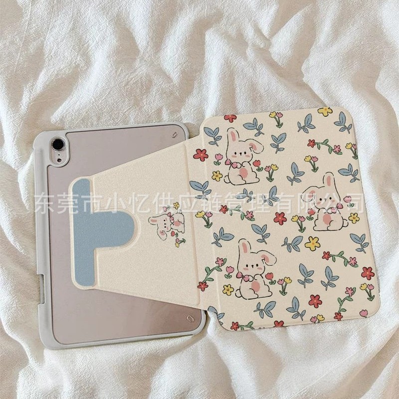 Suitable for Ipad10 Tablet Protective Cover 789 Generation 10.2 with Pen Slot 11 Generation 11 Anti-Fall 12.9 Acrylic 9.7