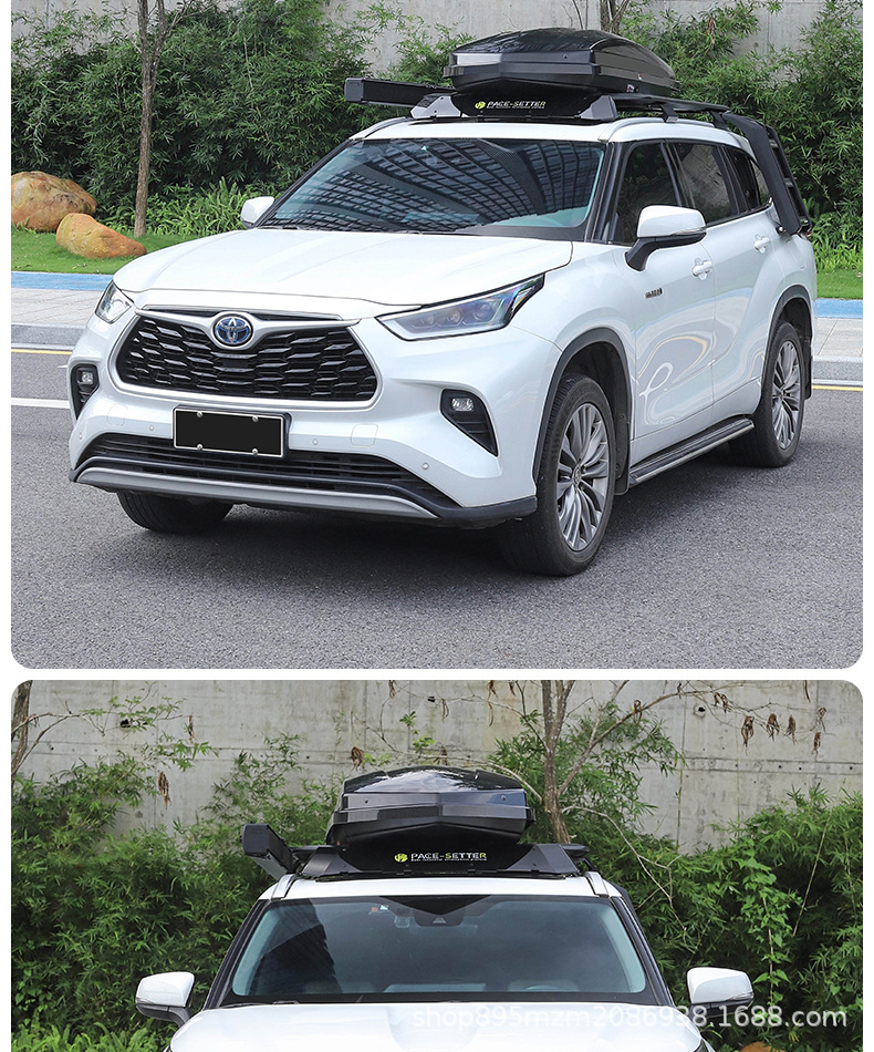 Suitable for Highlander Special Roof Rack Crown Land Car Platform Folding Ladder Roof Rack Modification