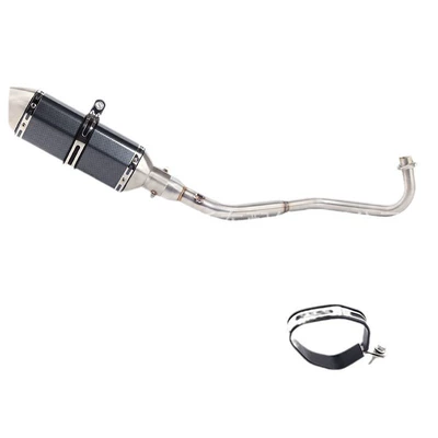 Motorcycle exhaust pipe, Motorcycle modified horizontal cylinder