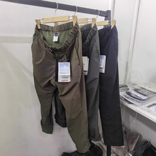 日单抽绳脚口加绒加厚不臃肿2024秋冬户外男士运动休闲裤防风裤