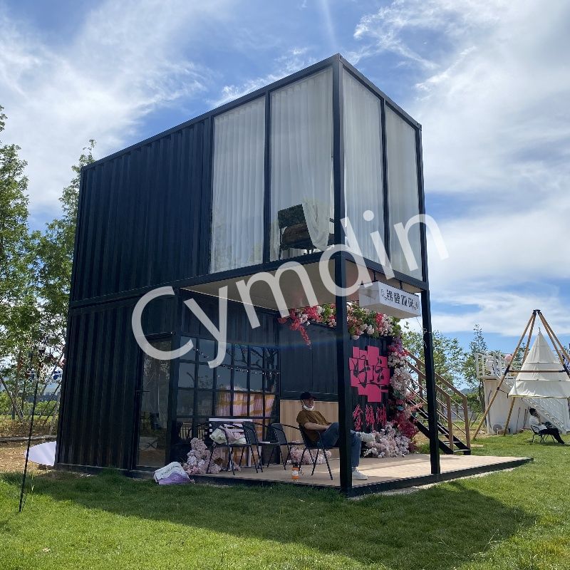 Sala de juntas de contenedores multielemento simple, cafetería de campamento, casa de familia de celebridades de Internet, mercado, tienda, oficina, quiosco