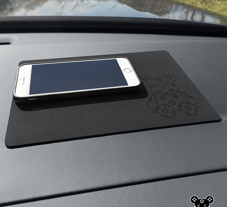 Car car anti-slip mat suede center console instrument table mat mobile phone ornaments storage mat car interior anti-slip mat