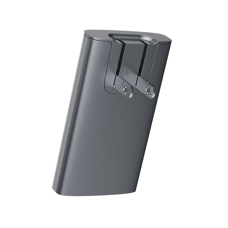 65W氮化镓超薄折叠美规充电脚便携旅行快充头 工厂直销