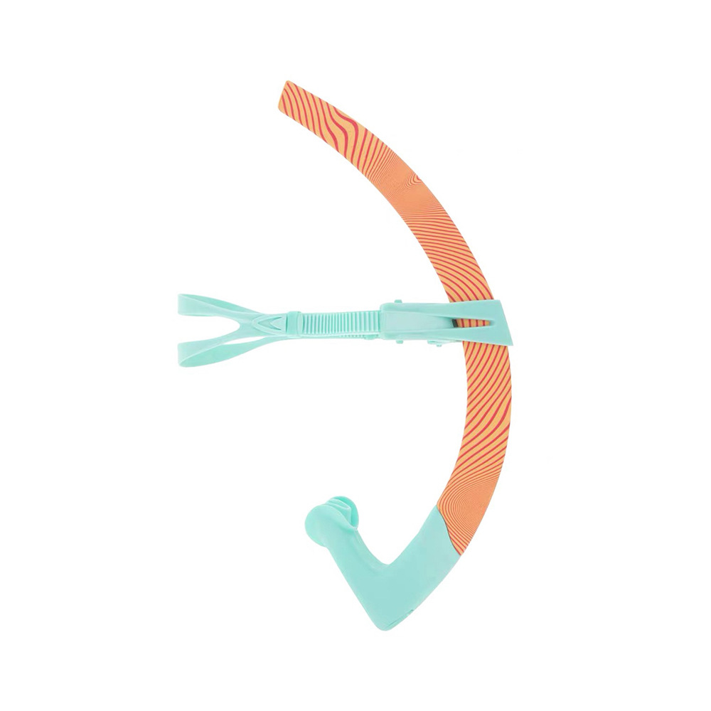 Snorkel para entrenamiento de natación con tubo de respiración especial, equipo de snorkel de tubo de ventilación de múltiples posiciones de natación ajustable