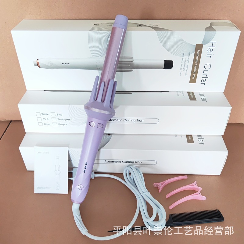 跨境新款电动卷发棒大波浪专用卷发器家用懒人卷发个护电器2025新|undefined