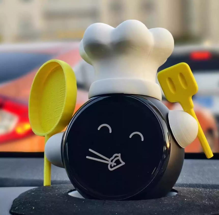 NIO Nomi decorative hat for car, funny and creative car interior accessory, 3D printed