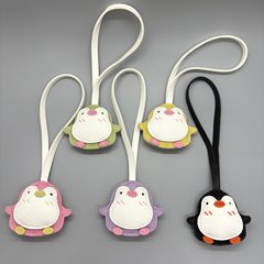 DIY ジュエリーバッグペンダントアクセサリー PU レザー綿充填ペンギンキーホルダーバッグペンダント