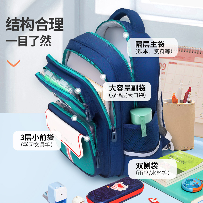 2025 nueva mochila escolar para niños de escuela primaria 3-6 años mochila anti-salpicaduras de agua Oxford de gran capacidad