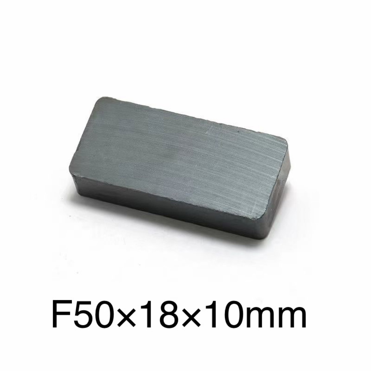 F50x18x10 厨房刀具刀架磁铁 工具架黑磁磁铁 耐高温长方形磁铁