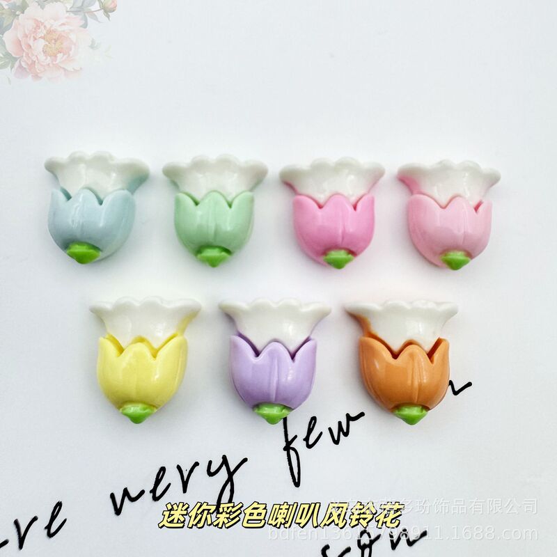 ミニ漫画かわいい女装長い耳面白いウサギクリエイティブネイルパッチ樹脂アクセサリー diy ジュエリー|undefined
