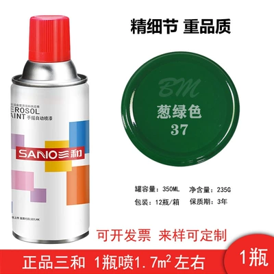 Avtomobil boyası — Full Box Wholesale Sanhe Hand Spray - three-and-37green-1-bottle-spray-paint
