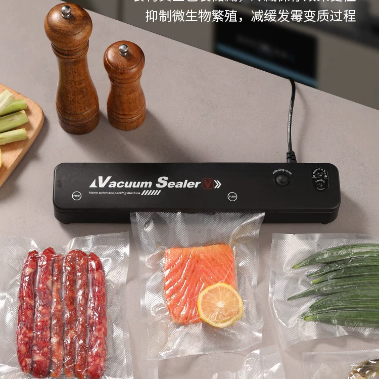 Fully automatic mini food vacuum sealer, compact home food preservation vacuum compression sealer