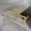 Square crab pin * gold