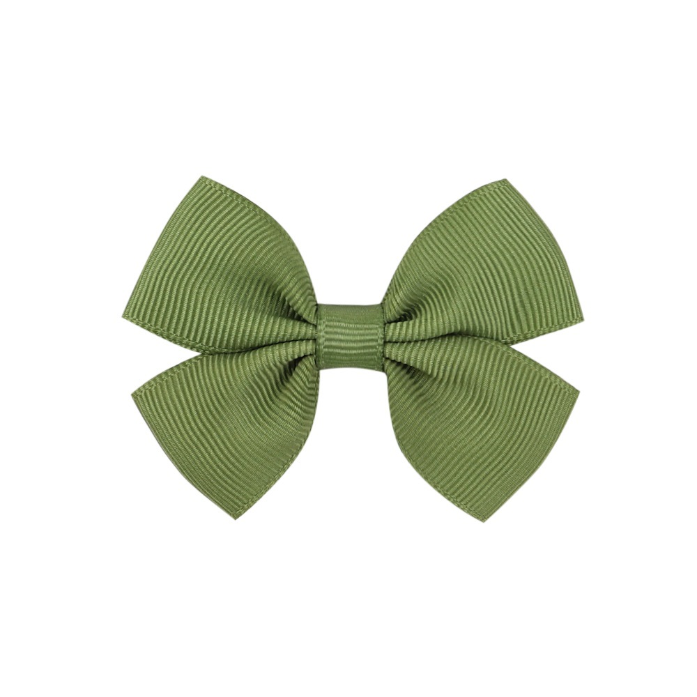 Simple Children's Hair Accessories Cute Children Solid Color Bow Hairpin display picture 4