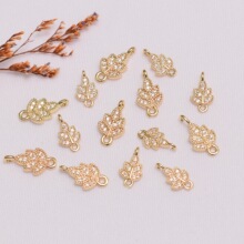 ��ɫ14k������h��������΢��ʯ���~��DIY�ֹ��Ʒ���