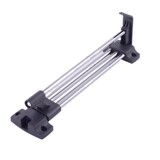 Телескопическая вешалка для одежды из нержавеющей стали, выдвижная штанга для одежды с фланцем, верхняя выдвижная утолщенная вешалка для одежды, передвижная вешалка для брюк