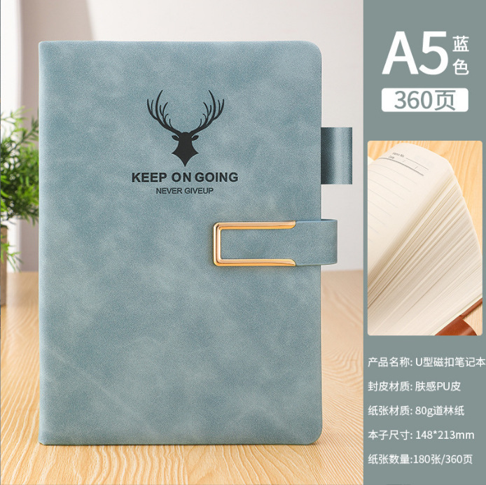 A5 cuaderno macarons color grueso bloc de notas de alto valor Libro de registro de reuniones de negocios Libro de anuncios al por mayor