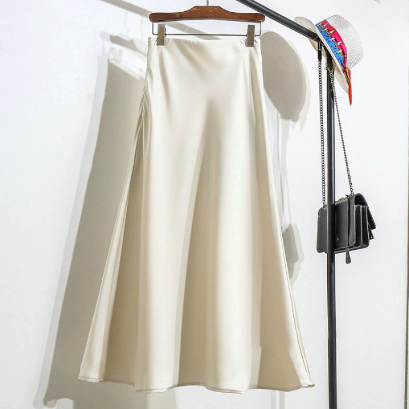Autumn skirt, plus size, A-line