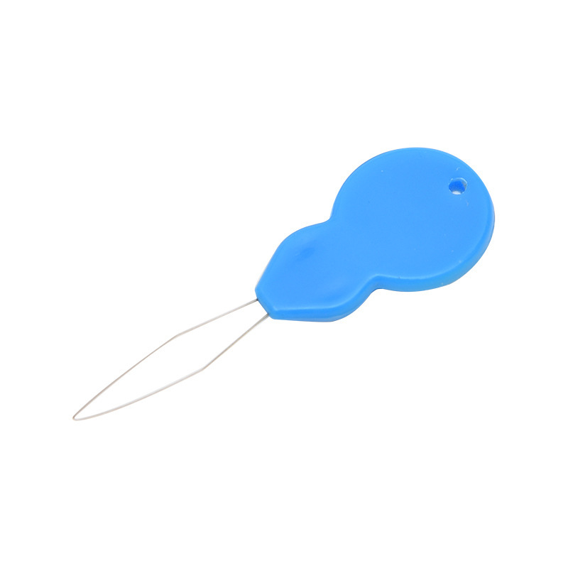 Enhebrador de aguja de polipasto de plástico al por mayor Enhebrador de cola de plástico de color-Máquina de coser de plomo DIY punto de cruz