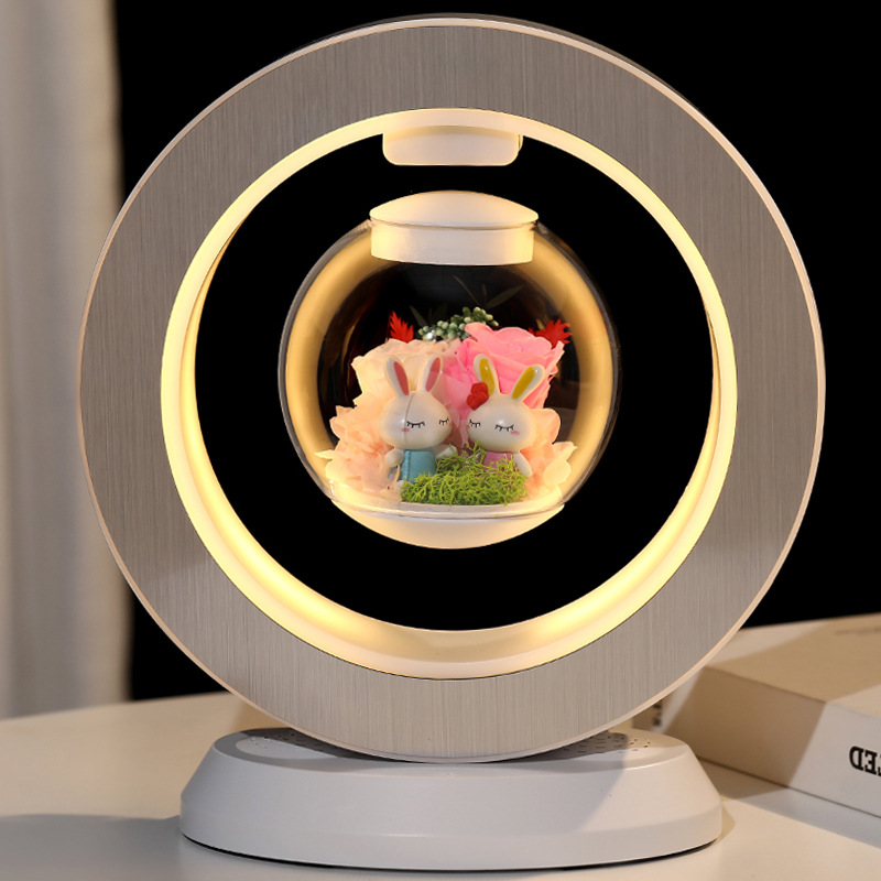 Valentine's Day Magnetic Levitation Rose Gift Box – Eternal Floating Flower for Girlfriend, Wife, Birthdays